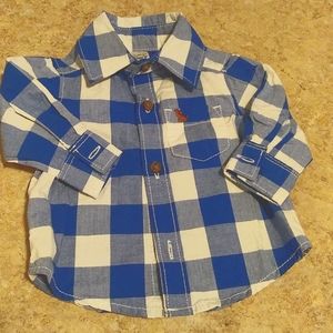 Newborn Stylish plaid Boy Shirt
